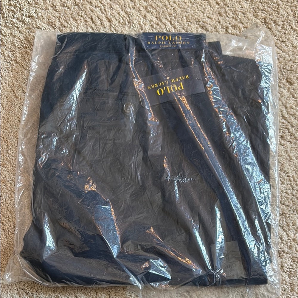 Ralph Lauren Classic Fit Dark Blue Trousers